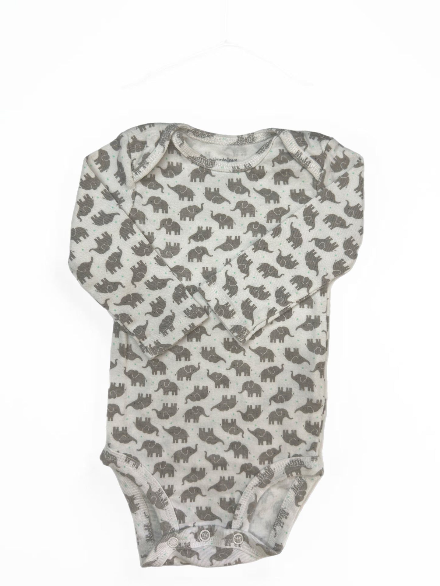 3-6M Long sleeve Bodysuit