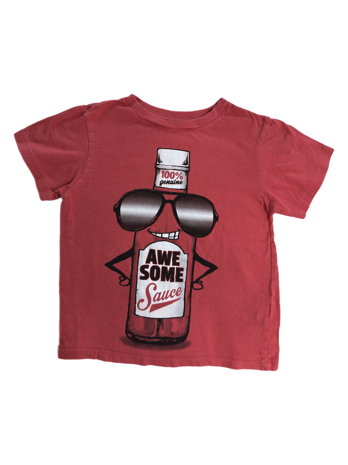4-5T Fun shirt "Awesome Sauce"