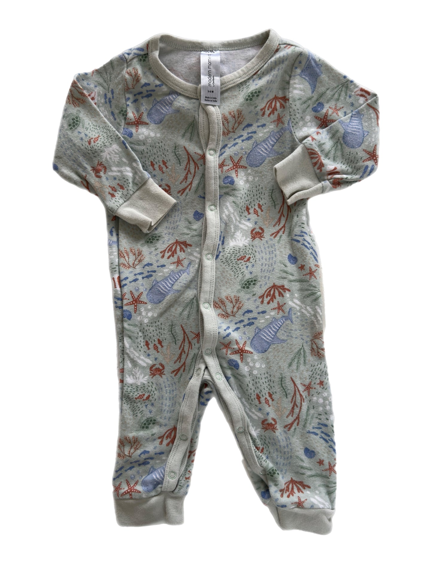 3-6M Footless Sleepwear