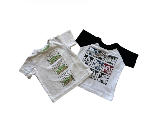 9-12M set of Disney shirts