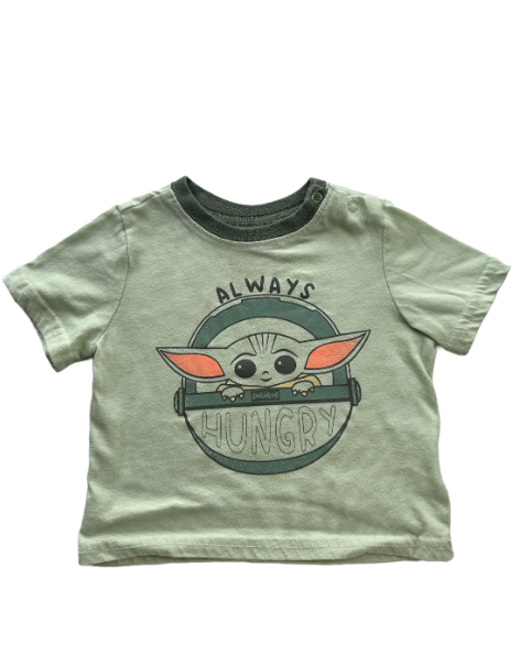 6-9M Star Wars shirt "Always hungry"