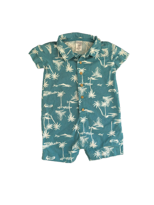 12-18M cute boy palm one piece