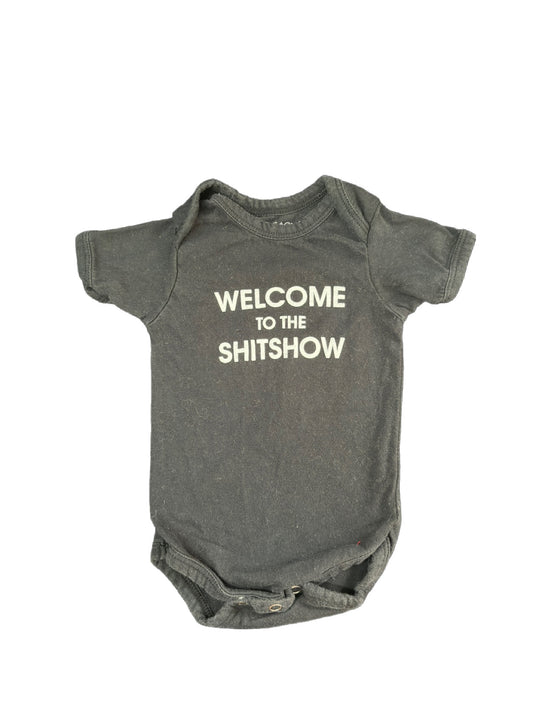 3-6M fun bodysuit Welcome to the shitshow