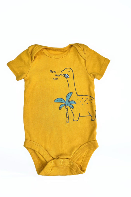 0-3M Short sleeve Dinosaur Onesie