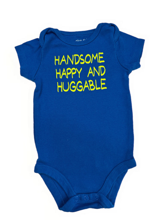 0-3M cute baby boy onesie