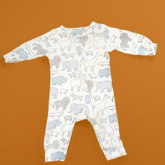 0-3M sleeper animals zip