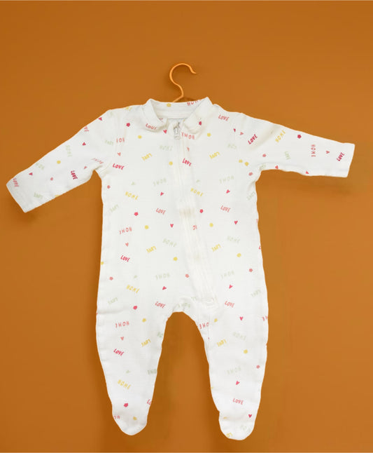 3-6M 2 way zip pajama