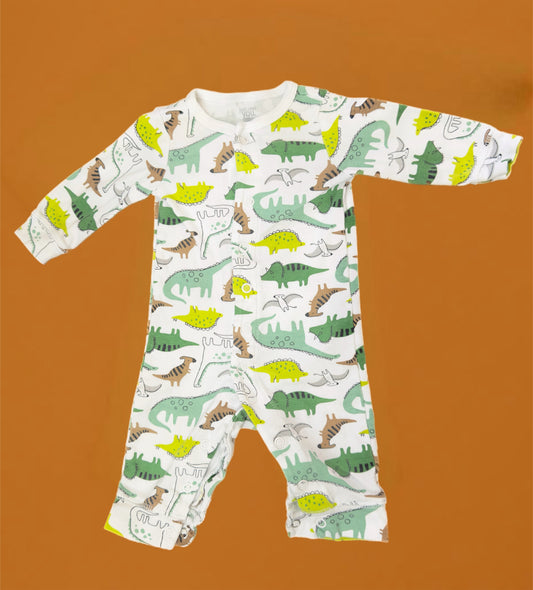 0-3M dinosaur footless sleeper