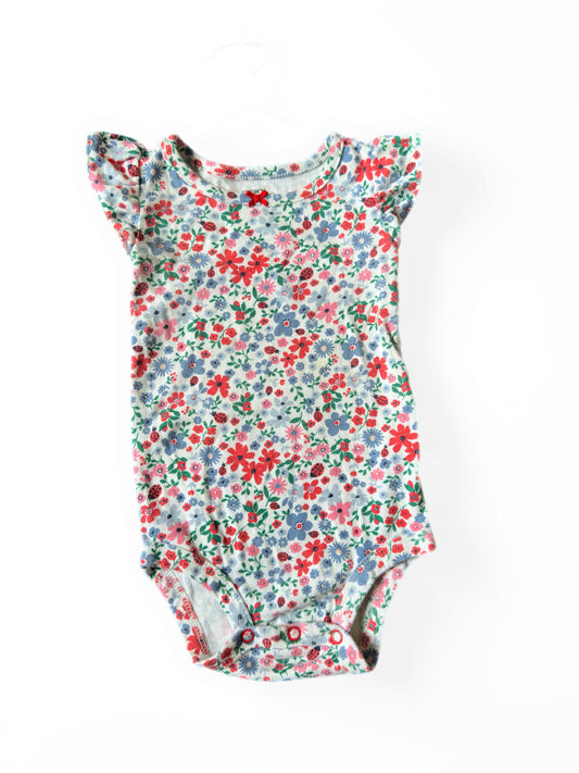 9-12M Flower Bodysuit