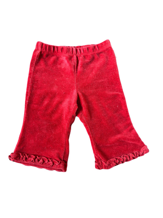 6-9M Cute red Velvet pant