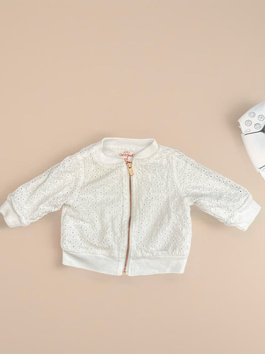 0-3M white jacket