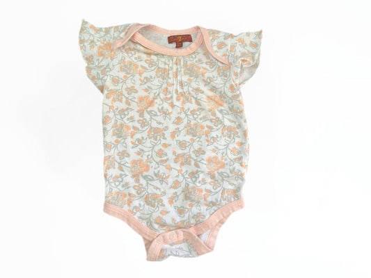 9-12M Flower baby girl bodysuit
