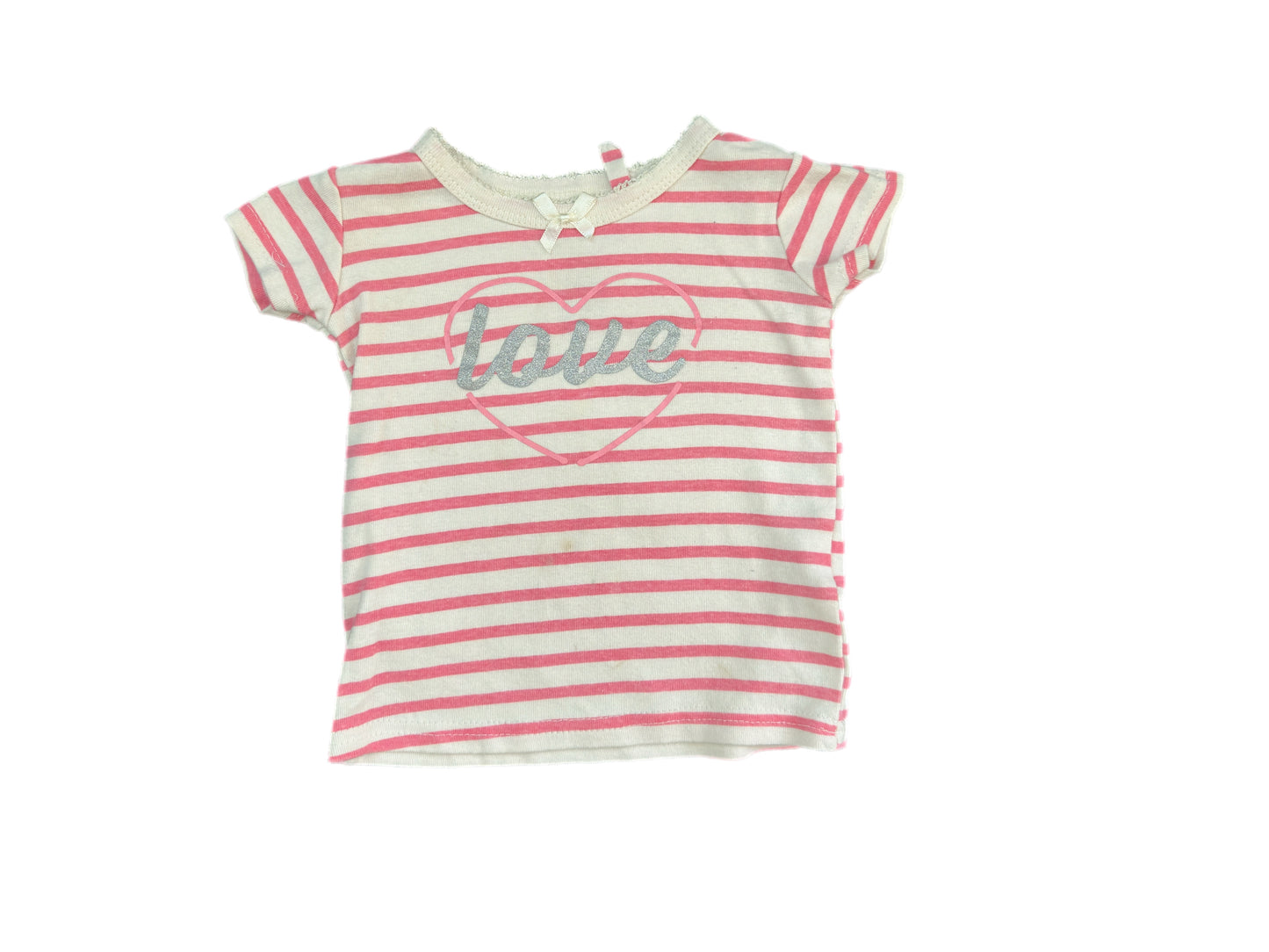 9-12M Love baby girl shirt