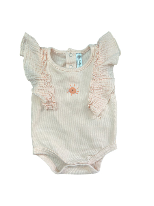 0-3M cute girl bodysuit