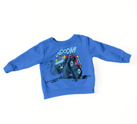 12-18M Truck boy's sweater