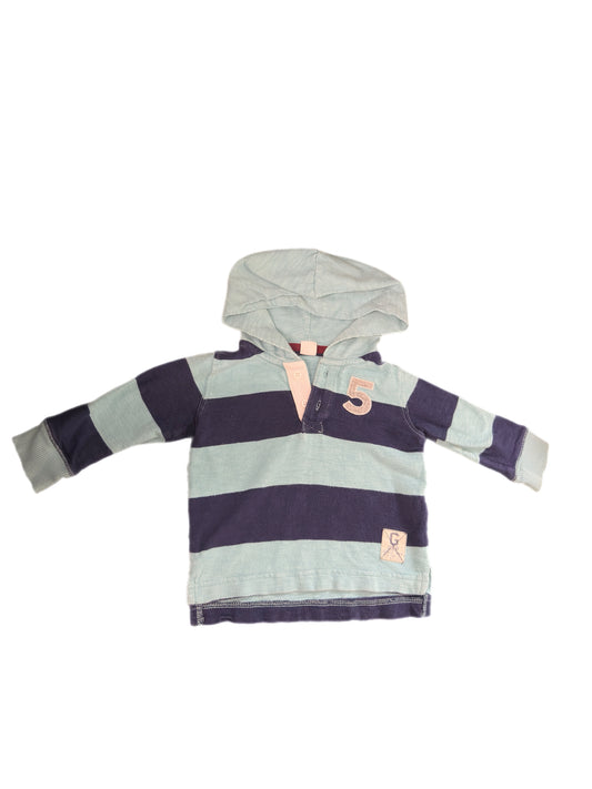 18-24M boys Warm shirt with cap