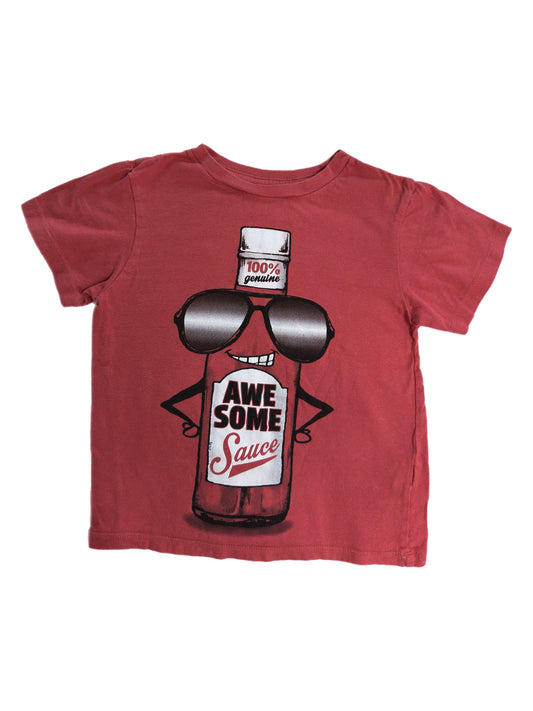 4-5T Fun shirt "Awesome Sauce"