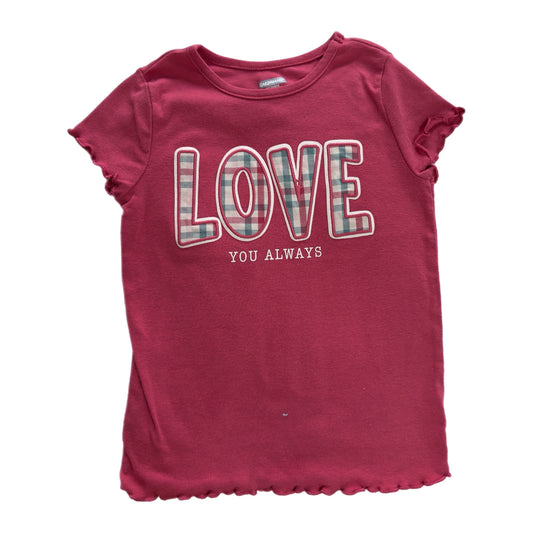 4-5T girls shirt "Love"