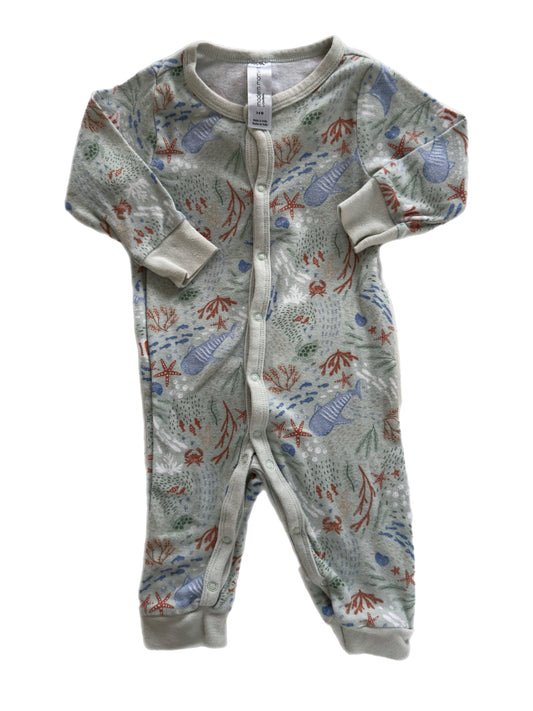 3-6M Footless Sleepwear