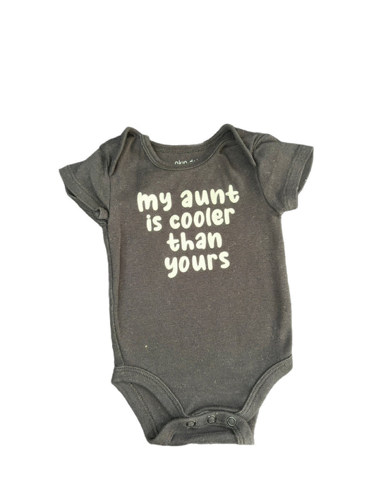 0-3 M bodysuit auntie'baby