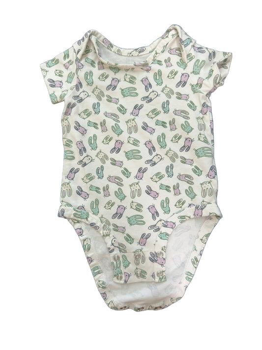 3-6M Adjustable button Cute bunny Bodysuit
